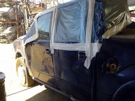 2011 FORD F-150, NAVY BLUE, LARIAT MODEL, CREW CAB, 5.0L, AT, 4WD.   F26519